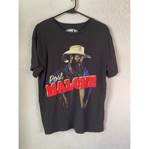 Post Malone Graphic T Shirt‎ Posty Co Black Medium Music Fan